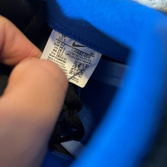 Nike SB Alleyoop Black/Royal Blue Skateboarding Men's Shoe Size 10.5 CJ0882004 - Picture 10 of 11